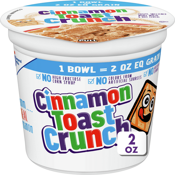Cinnamon Toast Crunch Breakfast Cereal Cup, 2 oz