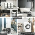 thumbnail image 4 of Farmhouse Kitchen Rugs and Mats Non Skid Washable Set of 2, Buffalo Grid Kitchen Mats for Floor, Home Sweet Home Kitchen Runner Rug, Black White Kitchen Decor, 4 of 6