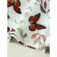 thumbnail image 6 of Bagilaanoe Girl Summer Dress Butterfly Print Sleeveless A-line Dresses 7-12T Kid Casual Swing Sundress, 6 of 7