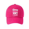 thumbnail image 4 of XIAOCHA Women's Printed Cancer Awareness Baseball Cap Adjustable Outdoor Dad Hat Rally Trucker Hat,Hot Pink, 4 of 4