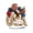 B, variant on Diceymbol Patriotic Eagle USA Acrylic Desktop Ornament 7.87 in 2D HD Print Waterproof Tabletop Decor for 4th of July and Patriotic Home Use