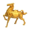 thumbnail image 4 of Kuntesetty Chinese Style Horse Statue Alloy Home Decor for Living Room Cabinet Bookcase 7.5cmx8cm, 4 of 9