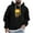 #276-Dark Gray, variant on Donemore Men Casual Fashion Printed Pullover Drawstring Long Sleeve Hooded Sweatshirts