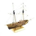 thumbnail image 5 of 1:70 New Port Wooden Sailing Boat Model DIY Kit Ship Assembly Decoration Gift, 5 of 8