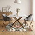 thumbnail image 3 of ODIKA Stripe Border Mens Decorations Reindeer Cabin Cowboy Southwestern Playful Non-Slip Chair-Friendly for Dining Room, Under Table, Home Office, 3 of 7