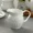 Milk can, variant on European Embossed Leaf Pattern White Ceramic Coffee Teapot Restaurant Household Bone China Coffee Pot Cup Toffee Jar