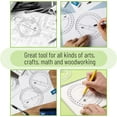 thumbnail image 6 of Mr. Pen- Protractor, Pack of 2, Protactor 360 Degree, Protractor Set, Protractor Ruler, Drafting Tools, Circle Protractor, Protractors Classroom Set, Large Protractor, Math Geometry Set, 6 of 7
