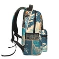 thumbnail image 3 of Lsque Dessin Animé Cockpit d'Avion Illustration Motif Sac à Dos Décontracté pour École, Travail, Voyage – Sangles Réglables, Multiples Compartiments – Design Ergonomique, Compatible avec Ordinateurs Portables et Tablettes-Taille Unique, 3 of 5