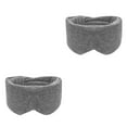 thumbnail image 4 of Ruiboury Sleeping Eye Patch Length Adjustable Adults Children Blinder Eyeshade Grey 2Set, 4 of 6