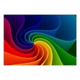 thumbnail image 2 of Tiptophomedecor 3D Illusion Peel and Stick Wallpaper Wall Mural - Colorful Pinwheel - Removable Wall Decals, 2 of 3