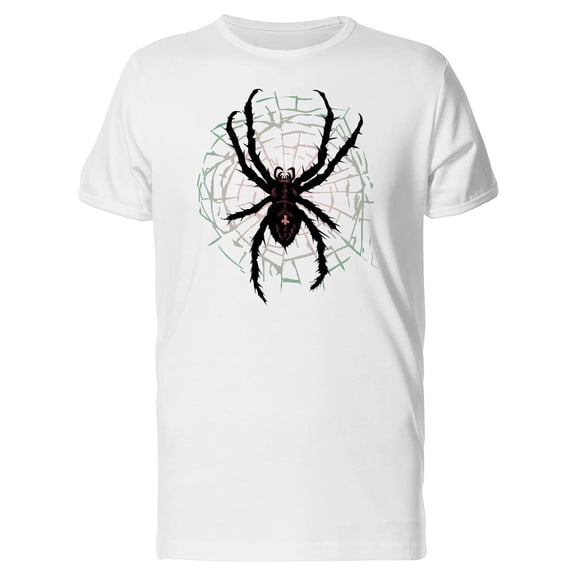 Cool Grunge Gothic Spider Tee Men's -Image by Shutterstock