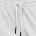 thumbnail image 6 of Chiccall Mens Casual Cargo Pants Stretch Elastic Waist Drawstring Tapered Open Bottom Jogger Sweatpants with Pockets, 6 of 7