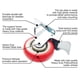 thumbnail image 5 of Ruedas giratorias FactorDuty 4 giratorias con freno, 4 placas giratorias, paquete de 8, 5 of 9