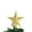 Gold 6L8, variant on Qonioi Glittering Christmas Tree Topper Star, 7.8-Inch Shiny Powder Five-Pointed Tree Top Decoration for Xmas Holiday Party, Decorative Hanging Star Ornament
