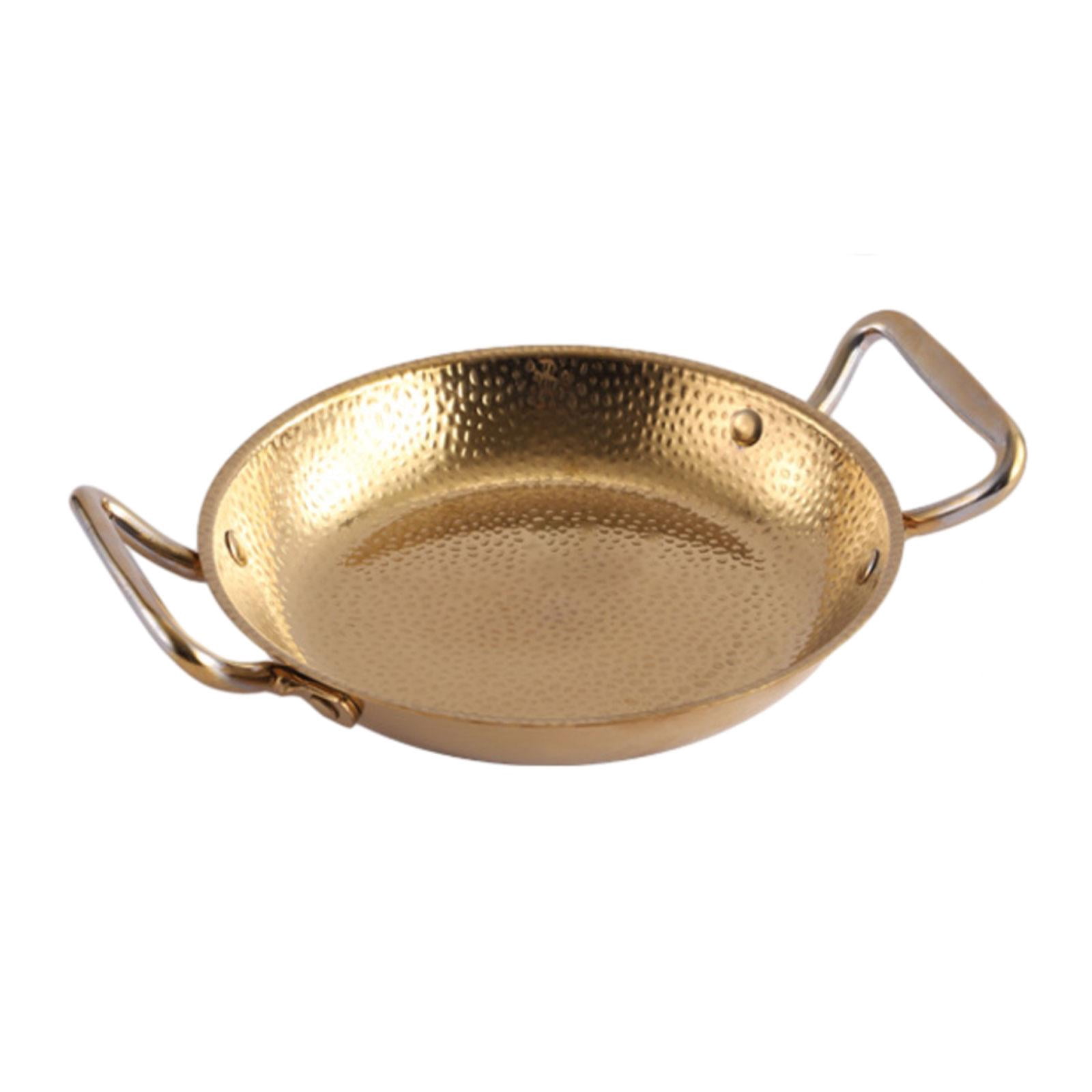 Pan Fast Heating Double Ear Korean Ramen Pot Korean Ramen Noodle Pot Gold