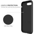 thumbnail image 4 of iPhone SE 2020 Case, iPhone 8 Case,iPhone 7 Case, Liquid Silicone Soft Gel Rubber Slim Cover with Microfiber Cloth Lining Cushion Shockproof Full Protective Phone Case for iPhone 7/8/SE2, Black, 4 of 8