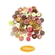 thumbnail image 3 of Jumpingount 100 piezas de botones de mixtos agujeros en forma de cuenco Scrapbooking suministros para el hogar botón para coser ropa 15/20x25mm Accesorios de disfraces 15mm Jumpingount AP010806-01, 3 of 6