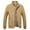 Khaki, variant on kamemir Wind Breaker Jackets Mens Men's Lightweight Jackets Cotton Casual Jacket Zip Up Coat Work Golf Outwear(AG,S)