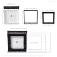 thumbnail image 3 of Home Zone Security White Outdoor Solar Post Cap LED Light for Deck, Patio, Yard, & Fence with 3.5"/4"/4.5" Adapters No Wiring (8 Pack), 3 of 8