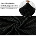 thumbnail image 5 of 2-Piece Stretch Office Chair Cover for Rotating Computer Chair - Soft Polyester Spandex Slipcover with Elastic Band, 5 of 8