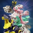 thumbnail image 4 of Toys Gifts Toy Figures Action Figures Model Animals Robot Deformation Big Robot Dinosaur Toy Deformed Square Dinosaur Building Toys GREEN, 4 of 8