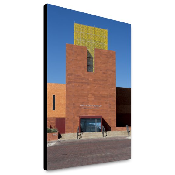 Canvas Print: The Fort Worth Museum Of Science And History, In Fort Worth, Texas