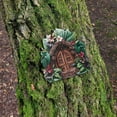 thumbnail image 3 of Fufafayo under $5 Resin Garden Miniature, Floral Outdoor Patio Decor, Tree Stump Fairy Door, Yard Landscape Accent, Mom Garden Kit, Window Sill Decor, Magical Realm Creation, Outdoor Art, 3 of 6