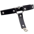 thumbnail image 2 of Joyería europea y americana Harajuku Punk anillo de pierna de cuero en forma de corazón anillo de pierna de baile callejero punk simple anillo de pie liga, 2 of 5