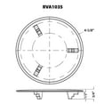 thumbnail image 3 of Ruvati Drain Cover for Kitchen Sink and Garbage Disposal - Brushed Stainless Steel - RVA1035, 3 of 6