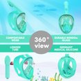 thumbnail image 4 of Jwintee Kids Snorkel Mask Full Face, Snorkeling Gear for Kids 3-14 with Camera Mount, 180 Degree Panoramic View Snorkeling Set Anti-Fog Anti-Leak, 4 of 6