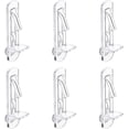 thumbnail image 1 of PinesC Clear Plastic Locking Shelf Support Pegs, Fits 5/16" Diameter Hole, 5/8" Shelf, 30 Pack, 1 of 5
