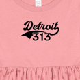 thumbnail image 4 of Inktastic Detroit 313 Girls Baby Dress, 4 of 5