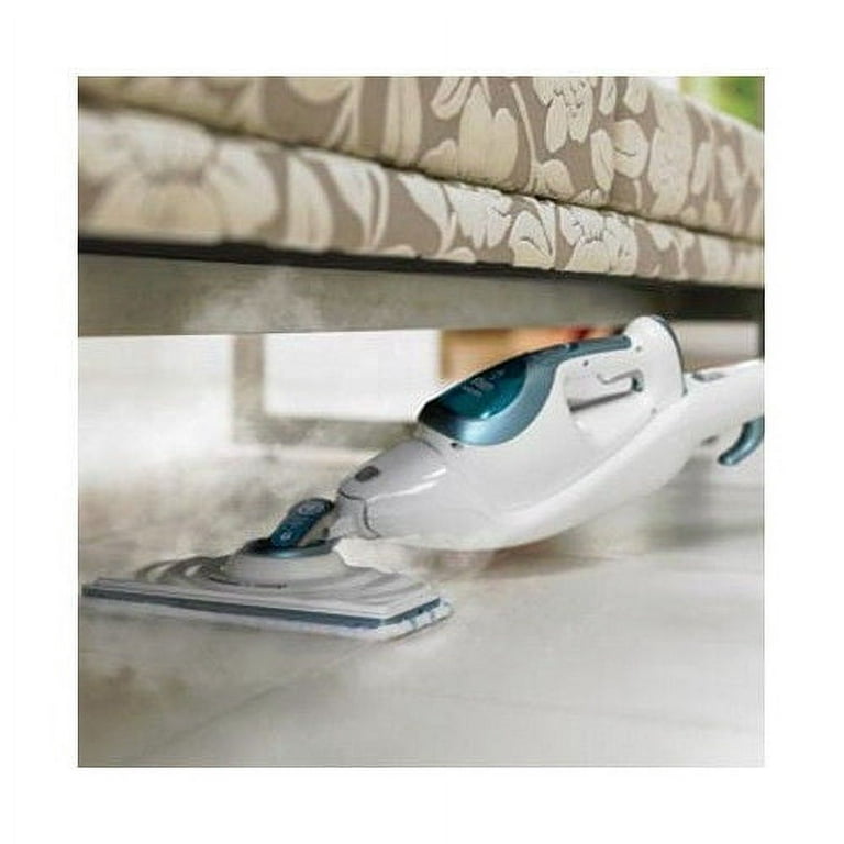 Black+Decker Steam Mop with Lift and Reach Detachable Head and Extra Mop  Pads, BDH1715SMAPB 