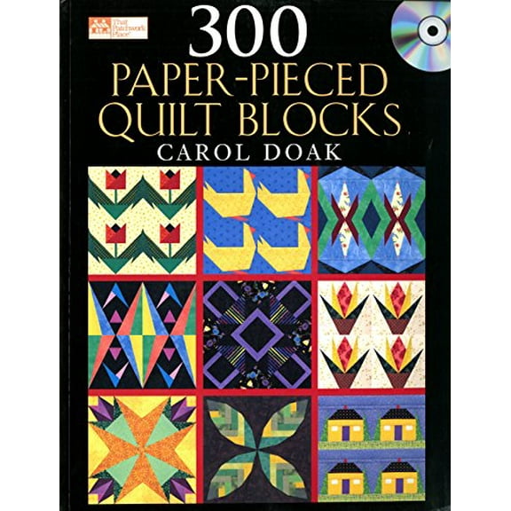 Pre-Owned 300 Paper-Pieced Quilt Blocks: With Free CD Paperback