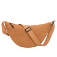 thumbnail image 1 of FLhrweasw Bolsos Cruzados Pana para Mujer Bolso Masa Color Sólido Bolso Bandolera (marrón), 1 of 9
