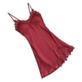 thumbnail image 3 of Pijama de mujer ropa de dormir Camisón de Mujer Lencería Camisón de Encaje Camisón - rojo, L L Magideal Pijama de mujer ropa de dormir, 3 of 7