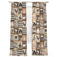 thumbnail image 7 of Farmhouse Checkered Sheer Curtains 84 Inch Length 2 Panels Set, Rustic Retro Farm Life Assembling Voile Window Treatment Rod Pocket Curtains Sheers Drapes for Bedroom/Living Room/Kitchen 52"x84"x2, 7 of 7