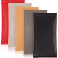 thumbnail image 1 of ORUYROP Squeeze Leather Sunglasses Pouch-3 Pack Spring Storage Glasses Pouch Holder, 1 of 7