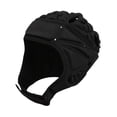 thumbnail image 1 of Protector de cabeza de rugby transpirable, casco de fútbol, ​​sombrero para scrum para adultos, niños y jóvenes Negro, 1 of 9