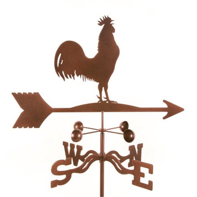 EZ Vane EZ1110-GR Rooster Bird Weathervane with Garden Mount