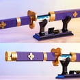 thumbnail image 3 of HI-REEKE Sword Building Block Set Anime 1 Piece Roronoa Zoro Enma Yamato Katana Plastic Kit Purple, 3 of 9