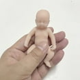 thumbnail image 4 of Ultra Cute Mini Reborn Baby Doll - Soft Silicone Palm-Sized Infant Toy, Birthday Gift for Kids, 4 of 6