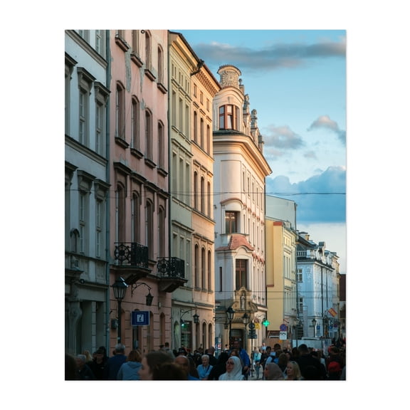 Old Town Streets, Kraków 03 - Kraków Małopolskie Poland Photography Unframed Wall Art Print 8 x 10 inches