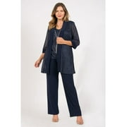 R&M Richards Women's Two Piece Pant Set