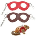 thumbnail image 1 of Juego de 2 chalecos y correas para pasear al aire libre para mascotas pequeñas con decoración para gatitos., 1 of 9