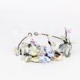 thumbnail image 6 of Women's 3D Butterfly Hair Clip Headband, Adjustable Elegant Party Hair Accessory, Glamorous Headpiece for Evening Events, Prom, and Special Occasions-White, 6 of 7