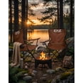 thumbnail image 1 of Set de 2 Sillas Plegables para Camping Jardín y Playa con Portavasos – EKE Life Home, 1 of 7