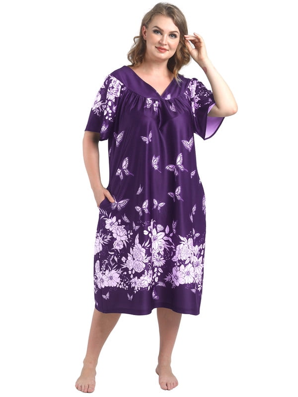 Senior Women's Float Dress - Moo Moo Lounge House Dress | One Size Fits Most