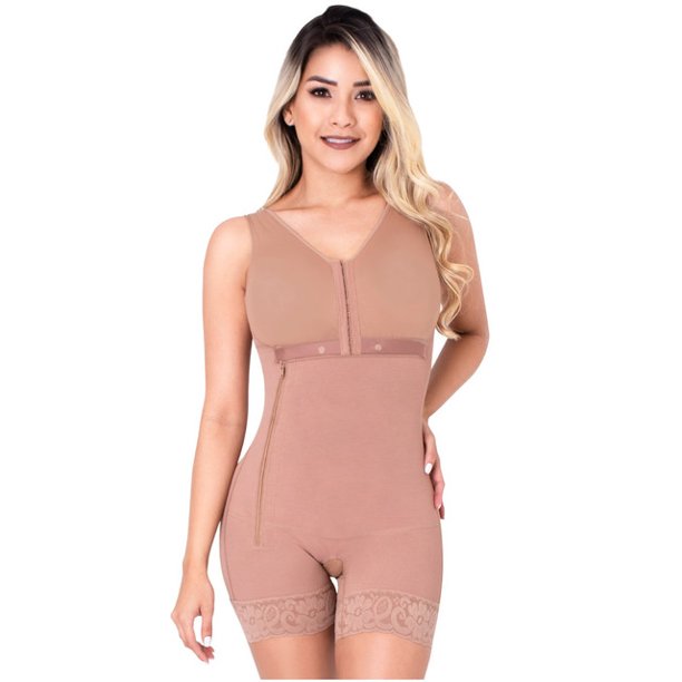 FAJA COLOMBIANA COLOMBIANS SONRYSE 53 TIPO POSTPARTO Tabaco TALLA T
