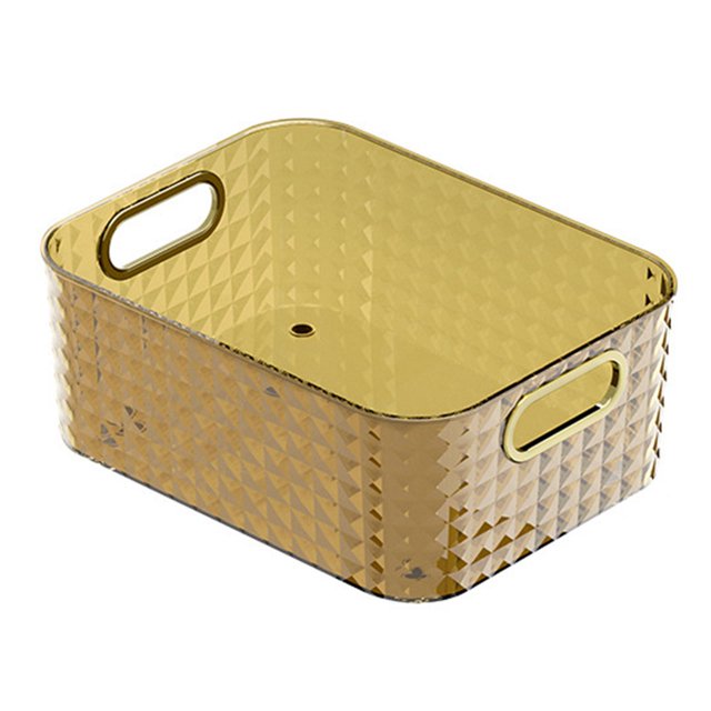 homegardentool Escritorio Maquillaje Soporte para lápices labiales Mesa Escritorio Baño Dorado Zulema titular de maquillaje